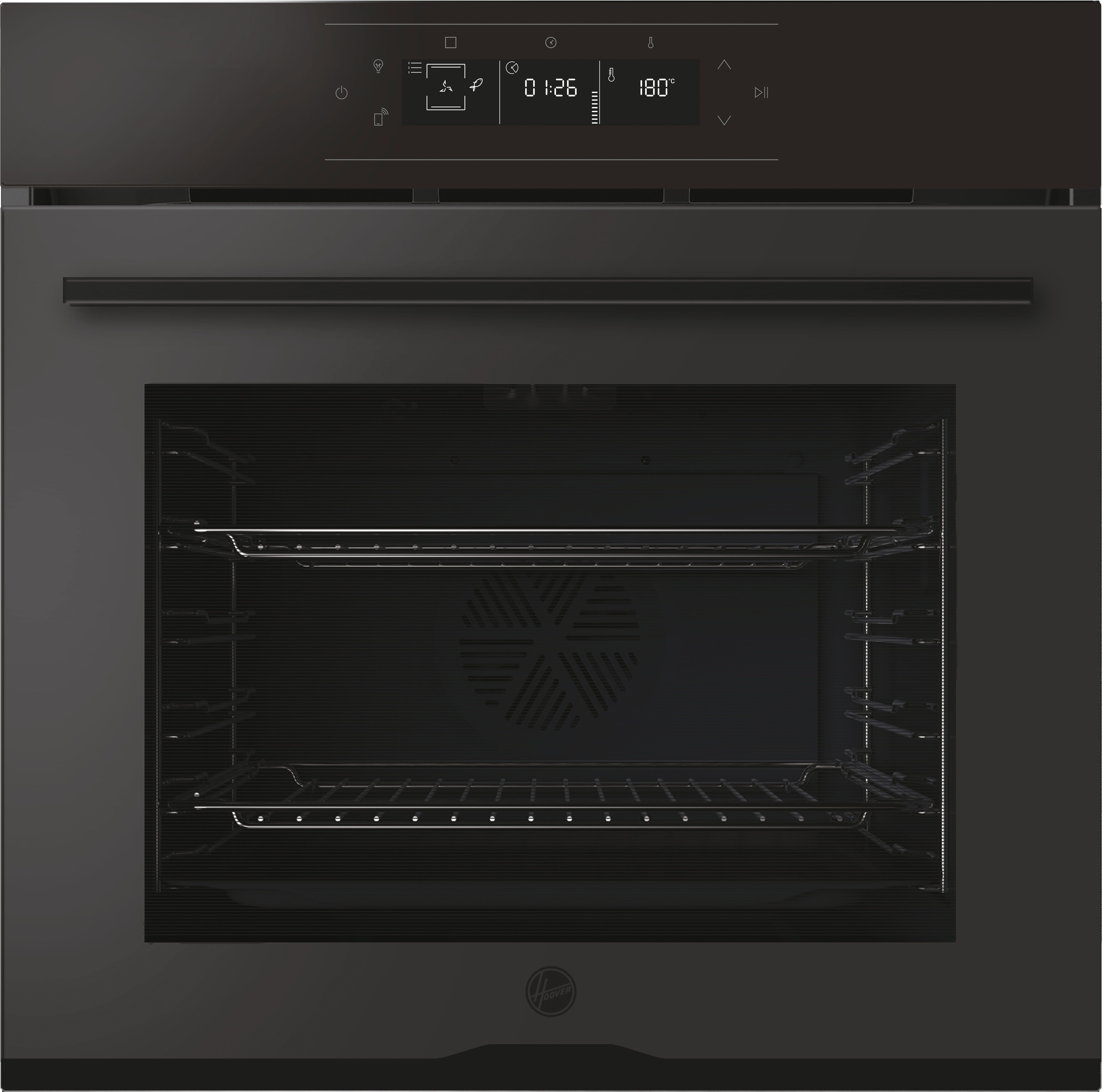 Hoover HO6 M5G3HTB Built-In Electric Single Oven - Black - 78L - A++